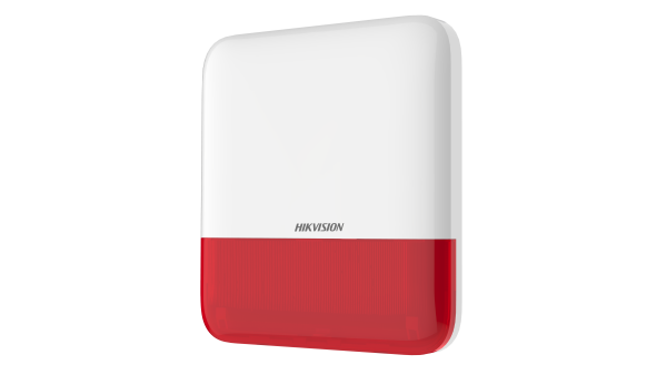 DS-PS1-E-WE(O-STD)/Red Hikvision - Kültéri vezeték nélküli sziréna AX Pro központhoz (Piros)
